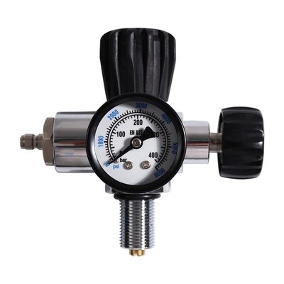 TUXING 6000PSI High Pressure PCP Paintball Fill Station, 6000PSI Gauge, Stainless Steel Valve HPA CO2 Tank DIN Charging System (M18*1.5)