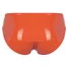 Loloda Men Shiny Liquid Metallic Underwear Bikini Swimsuit Bulge Pouch Swim Trunks Orange Large view 2