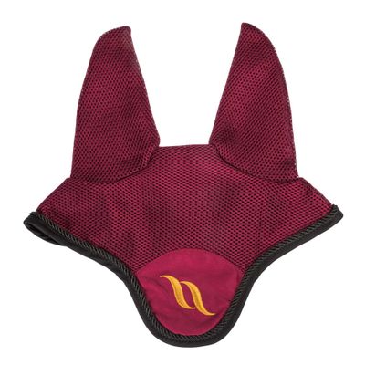 Back on Track Airflow Horse Bonnet Full Burgundy