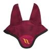 Back on Track Airflow Horse Bonnet Full Burgundy view 1