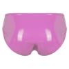Loloda Men Shiny Liquid Metallic Underwear Bikini Swimsuit Bulge Pouch Swim Trunks Hot Pink X-Large view 2