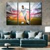 TISHIRON Stadium Mural 3 Pieces Canvas Wall Art Cristiano Ronaldo Paintings Soccer Superstar Poster Canvas Wall Art Print for Bedroom Living Room Office Decorations Framed Ready to Hang 42x28 in view 4