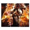 Canvas Wall Art Boys Room Decor Fire Dragon Lionel Messi Pictures 3 Piece Canvas Wall Art Inspirational Poster House Decor Print for Room Bedroom Living Room Decor Framed Ready to Hang 60x40 in view 1