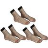 TOSSPER 3 Pairs Women Black Fishnet Socks Elastic Ankle Short Socks Hollow Out Mesh Net Socks Tights for Summer Wear view 1