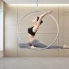 33.5" Aerial Hoop Set Aerial Lyra Hoop Professional Circus Fitness with Complete Rigging Hardware Kit Acrobatics Equipment Hanging Rings for Home Yoga Dance Sling Kit view 2
