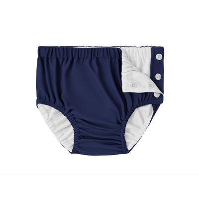Durio Newborn Swim Diaper Waterproof Diapers for Swimming Washable Swimming Diapers A Navy 6-12 Months