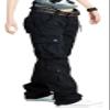 CHARTOU Women's Casual Work Cargo Pants with Multi Pockets Hiking Tactical Military Long Trousers (2,Black) view 2