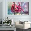 TISHIRON Soccer Superstar Poster Canvas Wall Art 3 Pieces Portuguese Professional Football Player Ronaldo Painting Large Art Canvas Decor Posters for Living Room Prints Framed Ready to Hang 60x40 in view 2