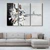 Cristiano Ronaldo Dos Santos Aveiro Canvas Wall Art World Cup Footballer Pictures Paintings 3 Pieces Large Wall Art Wrapped Posters for Living Room Office Prints Framed Ready to Hang 42x28 in view 3