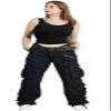 CHARTOU Women's Casual Work Cargo Pants with Multi Pockets Hiking Tactical Military Long Trousers (10,Black) view 3