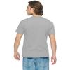 JustBlanks Unisex Short Sleeve Jersey V-Neck T-Shirt - 3005 - Silver - X-Large view 2