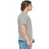 JustBlanks Unisex Short Sleeve Jersey V-Neck T-Shirt - 3005 - Silver - X-Large view 3