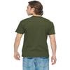 JustBlanks Unisex Short Sleeve Jersey V-Neck T-Shirt - 3005 - Military Green - X-Large view 2