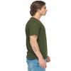 JustBlanks Unisex Short Sleeve Jersey V-Neck T-Shirt - 3005 - Military Green - X-Large view 3