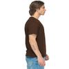 JustBlanks Mens Short Sleeve Tee Dri-Power Active 50/50 Cotton/Polyester Athletic Performance Crew T-Shirt for Men Chocolate view 3