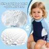 Durio Newborn Swim Diaper Waterproof Diapers for Swimming Washable Swimming Diapers A Navy 2-3T view 2