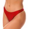ACSUSS Women Oily Glossy Shorts Sexy Solid Bikini Bottoms Shiny Silky Smooth Pants Sexy Tights Underwear Red X-Large view 3