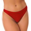ACSUSS Women Oily Glossy Shorts Sexy Solid Bikini Bottoms Shiny Silky Smooth Pants Sexy Tights Underwear Red X-Large view 4