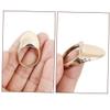 TOSSPER Archery Thumb Ring, Brass Archery Finger Protective Guard Ring Sports Recurve Bow Arrow Trigger Finger Glove for Outdoor Hunting view 4