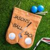 BYFDIY Custom Golf Ball Bag Portable Personalized Name Golf Ball Storage Bag Golf Club Gifts view 4