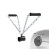 DYK&NX Landmine Iron Chain Handle Attachment, Landmine Eyelet Attachment with Chain, 360 Degree Swivel for Easy Use in Small Spaces view 1
