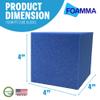 Foamma Blue Foam Pit Cubes/Blocks 4 x 4 x 4 20 Pack for Gymnastics, Freerunning and Parkour Courses, Skateboard Parks, BMX, Trampoline Arenas view 2