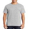 JustBlanks Mens Casual Short Sleeves Regular Fit Core Blend Crew Neck T-Shirt - Ash - XL view 1