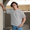 JustBlanks Mens Casual Short Sleeves Regular Fit Core Blend Crew Neck T-Shirt - Ash - XL view 3