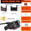 BUCKLOS Zoom MTB Hydraulic Disc Brakes Set, Left Front 800mm Right Rear 1450mm Mountain Bike Hydraulic Brake Aluminum Alloy Levers with Dual Piston Calipers PM/IS Adapter view 3