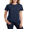 JustBlanks Women Short Sleeve Crew Neck Tee Shirt Regular Fit Tees for Womens Navy view 1
