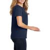 JustBlanks Women Short Sleeve Crew Neck Tee Shirt Regular Fit Tees for Womens Navy view 3