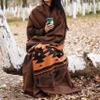 ACUSHLA Merino Wool Blanket - Soft Warm Thick Washable Large Bed Couch Camping Outdoor Travel Throw Blanket All Seasons, Flame Brown 79X63 view 1