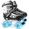 ZHUKAIKJ Adjustable Kids Roller Skates with Light up Wheels, 4 Sizes for Boys, Girls, Women and Men view 1