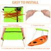 KUUQA Kayak Boat Canoe Sun Shade Canopy for Single PersonGreen view 2