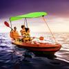 KUUQA Kayak Boat Canoe Sun Shade Canopy for Single PersonGreen view 4
