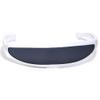 Lipfer Glasses Mirrored Narrow Single Lens Robot Futuristic Sunglasses Cosplay Costume Eyeglasses Photo Props view 4