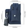 Belt Waist Bag Leather Cell Phone Retro Loop Waist Holder Pouch Case Belt Loop Multitool Sheath with Key Holder view 4