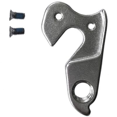 Bicycle Rear Derailleur Hanger Racing Cycling MTB Road Bike Frame Gear Parts Dropout Adapter WG008-SL Silver 2.24x1.38''