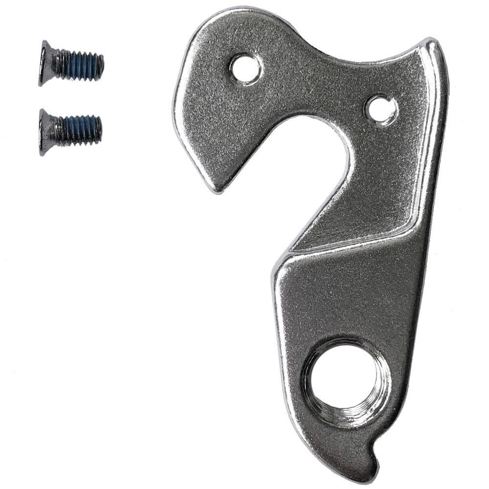 Bicycle Rear Derailleur Hanger Racing Cycling MTB Road Bike Frame Gear Parts Dropout Adapter WG008-SL Silver 2.24x1.38''