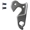 Bicycle Rear Derailleur Hanger Racing Cycling MTB Road Bike Frame Gear Parts Dropout Adapter WG008-SL Silver 2.24x1.38'' view 1