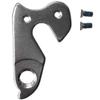 Bicycle Rear Derailleur Hanger Racing Cycling MTB Road Bike Frame Gear Parts Dropout Adapter WG008-SL Silver 2.24x1.38'' view 2