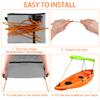 KUUQA Kayak Boat Canoe Sun Shade Canopy for Single PersonGray view 2