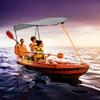 KUUQA Kayak Boat Canoe Sun Shade Canopy for Single PersonGray view 4