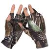 3 Shorter Finger Waterproof Fishing Gloves Anti-Slip Elastic Thin Mitten Camping Cycling Hunting Half-Finger Gloves