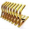 Gun Rack Wall Mount, Horizontal Gun Hooks for Wall, Durable Aluminum Shotgun Hangers for Storing Rifles, Shotguns and Bows on Gun Wall(4 Pairs) view 2