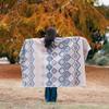 ACUSHLA Merino Wool Camp Blanket - Warm Thick Washable Large Bed Couch Camping Outdoor Sleeping Patio Throw Blanket All Weather, Scandinavia-Grey 79X63 view 1