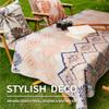 ACUSHLA Merino Wool Camp Blanket - Warm Thick Washable Large Bed Couch Camping Outdoor Sleeping Patio Throw Blanket All Weather, Scandinavia-Grey 79X63 view 3