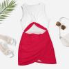 Elegant Casual Skirt Poland Flag Girls Summer Sunny Beach Dress L view 3