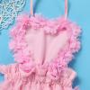 1st Birthday Outfit Girl Boho Baby Clothes Romper Cake Smash Newborn Photography Infant Toddler Easter Summer Christening Dresses My First Valentines Day Photoshoot Pink Love Heart 6-12 Months view 3
