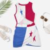 Elegant Casual Skirt Peru Flag Girls Summer Sunny Beach Dress L view 3